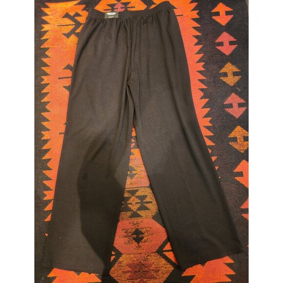 NEW Women's Simply Vera Vera Wang Wide Leg Black Pants. Size Medium - Picture 10 of 11